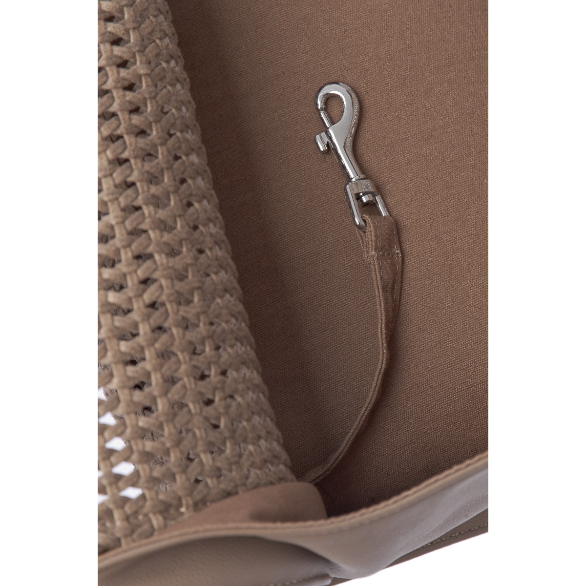 Sac de transport Belle – Avec laisse intérieure – PVC, similicuir et coton – 40x30x20 cm - T1177-P
